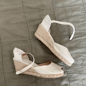 Castaner ankle strap espadrille wedges